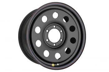 Диск усиленный стальной черный 6x139,7 7,5xR17 d110 ET+25  1775-63910bl+25