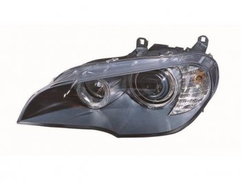 Левая фара (с электрокорректором, линзован) BodyParts BMW X5 E70 дорестайлинг (2006-2010)