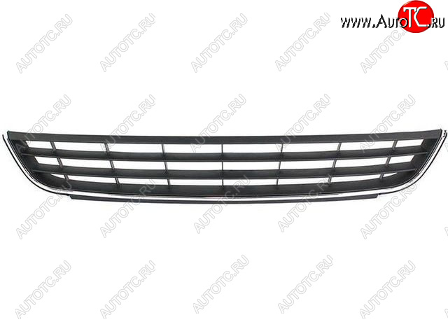 1 269 р. Центральная решетка переднего бампера BodyParts  Volkswagen Jetta  A6 (2011-2015) седан дорестайлинг (молдинг хром)  с доставкой в г. Горно‑Алтайск