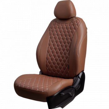 Комплект чехлов для сидений (РЗС 60/40, подлок., 3Г, Орегон) БАЙРОН Lord Autofashion Chery Tiggo 7 PRO (2019-2025)