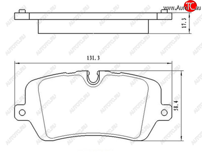 1 129 р. Копируемое: Колодки тормозные задние LH-RH SAT  Land Rover Discovery  5 L462 - Range Rover Sport  2 L494  с доставкой в г. Горно‑Алтайск