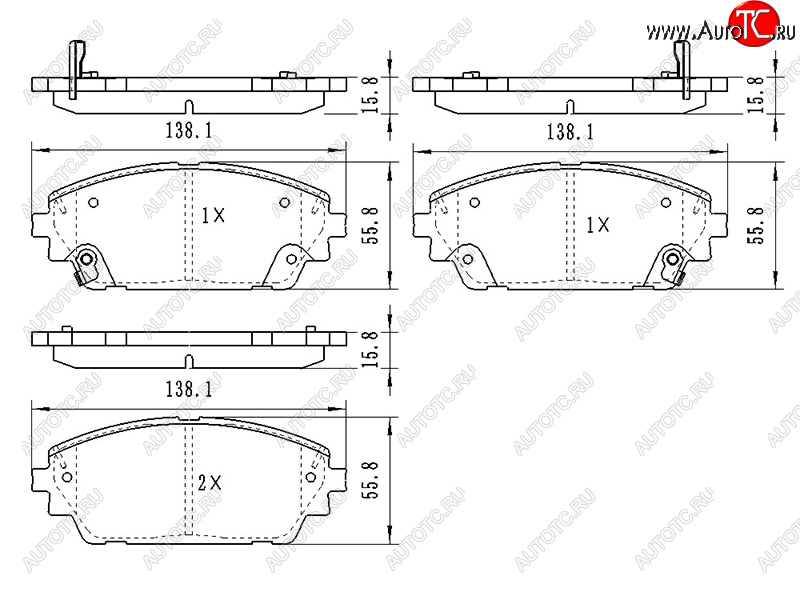 1 149 р. Колодки тормозные перед FL-FR SAT  Mazda 3/Axela  BP (2019-2024) седан, хэтчбэк  с доставкой в г. Горно‑Алтайск