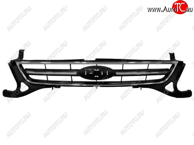 0 р. Решетка радиатора (пр-во Китай) CHINA Ford Mondeo Mk4,BD рестайлинг, седан (2010-2014) (хром)  с доставкой в г. Горно‑Алтайск
