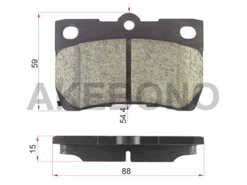 Колодки тормозные зад LH-RH SAT Lexus GS300 (S160,  S190), GX460 (J150), Toyota Crown (S180,  S200,  S220), Mark X (X120,  X130), Mark X ZIO (NA10)