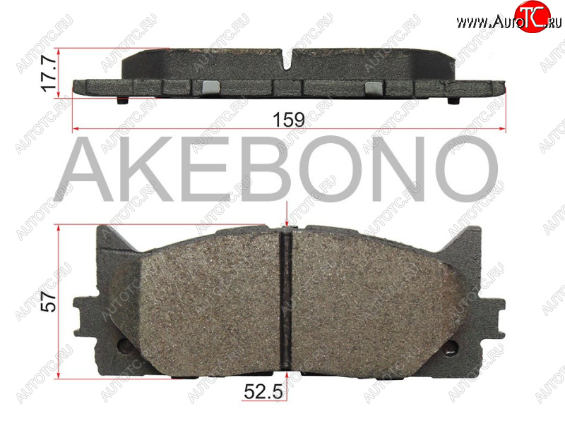 3 279 р. Колодки тормозные передние FL-FR SAT  Toyota Camry ( XV40,  XV50) (2006-2014) дорестайлинг, рестайлинг, дорестайлинг  с доставкой в г. Горно‑Алтайск