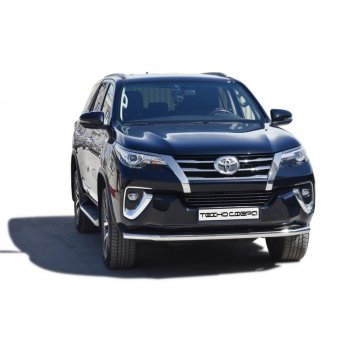 Защита переда труба крашенная d63.5, Техно сфера Toyota Fortuner AN50/AN60 дорестайлинг (2004-2008)