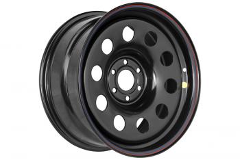 Диск усиленный Nissan Navara D40 3.0TD стальной черный 6x114,3 8xR17 d66 ET+25  1780-61466bl+25