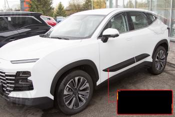 Молдинг двери передний правый Русская Артель Jetour (Jetour) Dashing (Дашинг) (2022-2025) (шагрень)