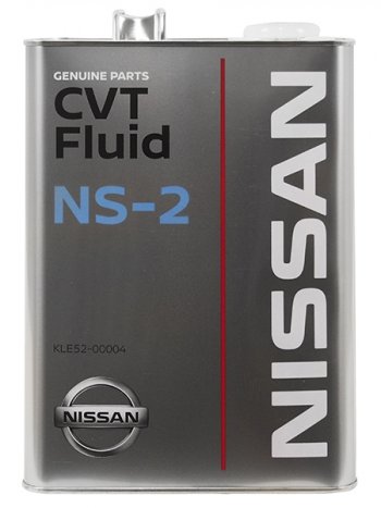 Масло трансмиссионное NISSAN CVT NS-2 4Л. NISSAN KLE52-00004
