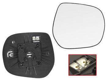 Полотно зеркала Toyota Land Cruiser (J200) 07-21  Land Cruiser Prado (J150) 09-20 (Справа Обогрев) SAT ST-121-0102