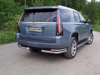 Рамка гос. номера ТСС Тюнинг Cadillac Escalade GMTK2 джип 5 дв. короткая база (2015-2020) ()