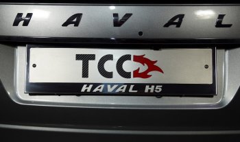 Рамка гос. номера ТСС Тюнинг Haval H5 рестайлинг (2020-2023) ()