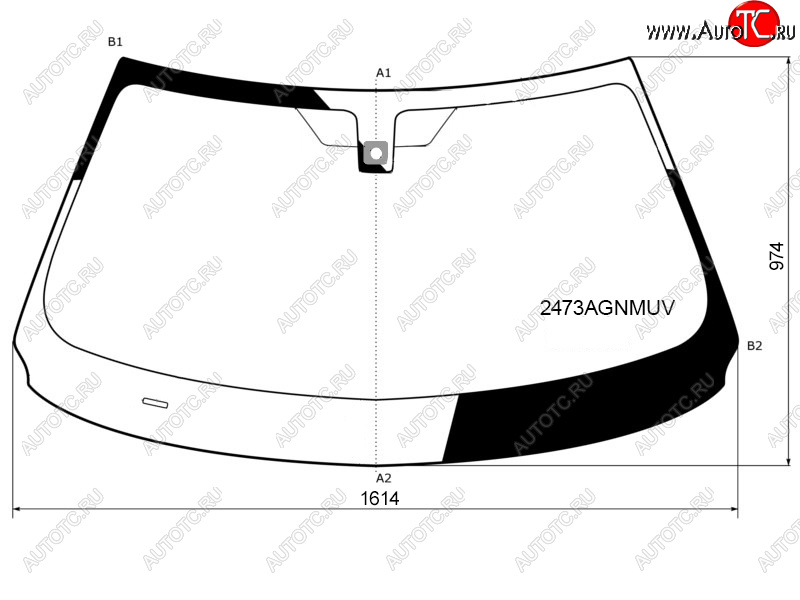 28 549 р. Стекло лобовое (Датчик дождя Проекция) FUYAO BMW X5 F15 (2013-2018)  с доставкой в г. Горно‑Алтайск