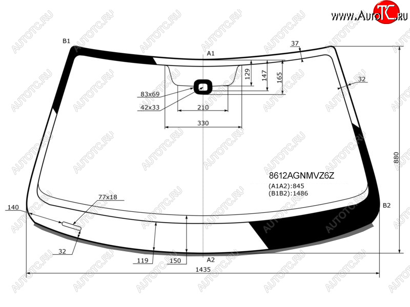 6 999 р. Стекло лобовое (Датчик дождя Молдинг для Российского рынка) FUYAO  Volkswagen Jetta  A6 (2011-2018) седан дорестайлинг, седан рестайлинг  с доставкой в г. Горно‑Алтайск