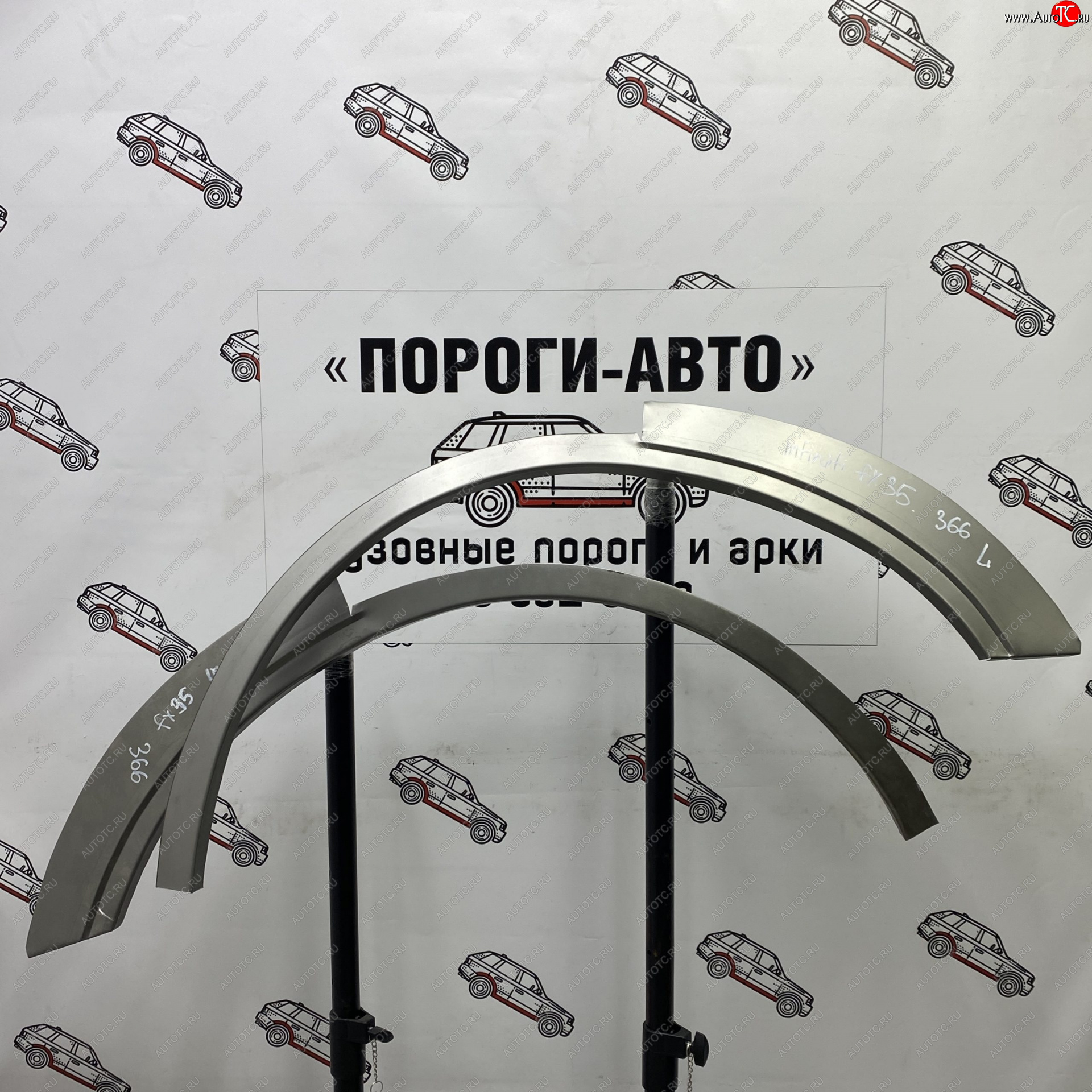 4 299 р. Комплект задних ремонтных арок Пороги-Авто  INFINITI FX35  S50 (2002-2008) дорестайлинг, рестайлинг (Холоднокатаная сталь 0,8 мм)  с доставкой в г. Горно‑Алтайск