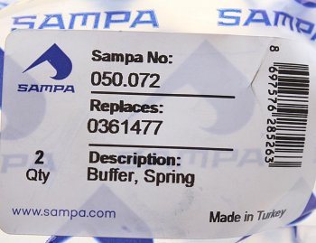 155 р. Отбойник DAF рессоры SAMPA SAMPA 050.072  с доставкой в г. Горно‑Алтайск. Увеличить фотографию 3