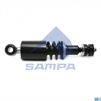 4 199 р. Амортизатор DAF CF65,75,85 кабины передний SAMPA SAMPA 050.207-01  с доставкой в г. Горно‑Алтайск. Увеличить фотографию 1