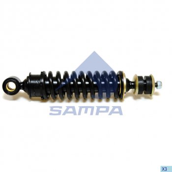 4 299 р. Амортизатор DAF 95XF кабины передний с пружиной (277337 25x40 14x83 OI) SAMPA SAMPA 050.209-01  с доставкой в г. Горно‑Алтайск. Увеличить фотографию 1