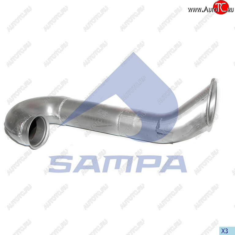 8 199 р. Труба выхлопная DAF 95XF задняя часть SAMPA SAMPA 050.438  с доставкой в г. Горно‑Алтайск