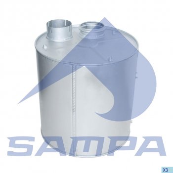16 499 р. Глушитель DAF 95XF SAMPA SAMPA 050.450  с доставкой в г. Горно‑Алтайск. Увеличить фотографию 1