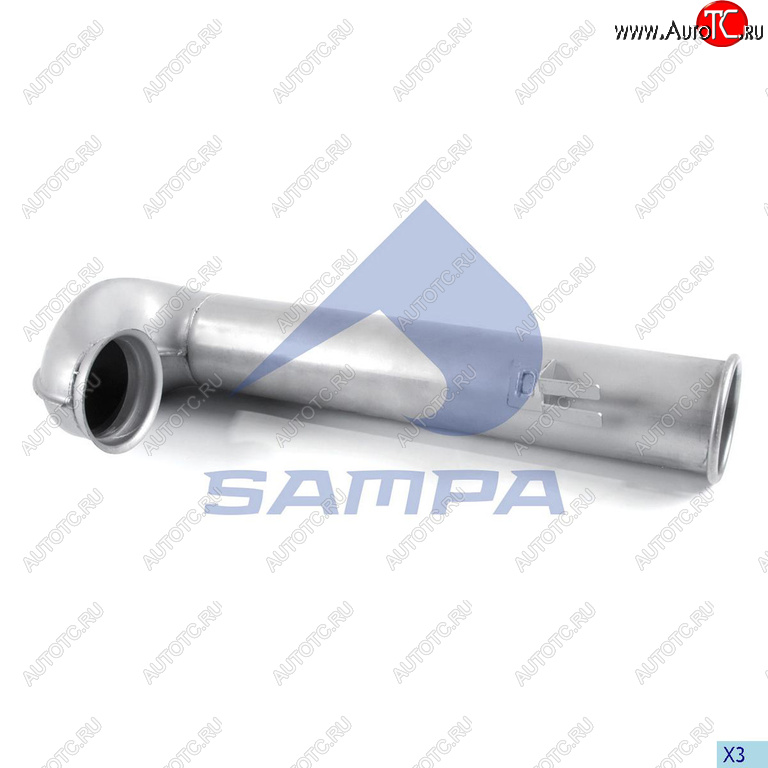 6 949 р. Труба приемная глушителя DAF CF 75 (01-) SAMPA SAMPA 050.486  с доставкой в г. Горно‑Алтайск