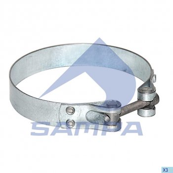659 р. Хомут глушителя DAF (d=128-132) SAMPA SAMPA 050.488  с доставкой в г. Горно‑Алтайск. Увеличить фотографию 1