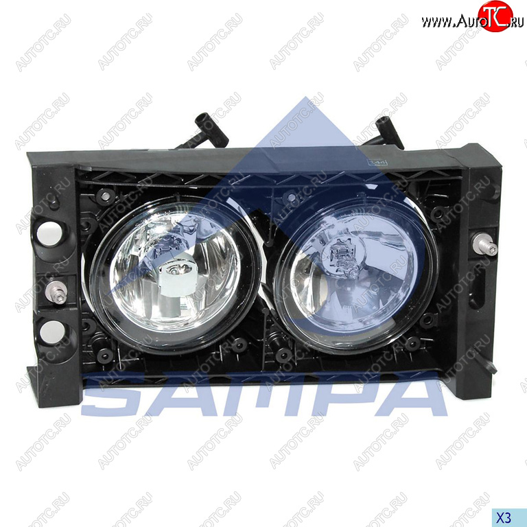 3 999 р. Фара противотуманная DAF XF95,CF65,CF75,CF85,LF45,LF55 левая SAMPA SAMPA 051.086  с доставкой в г. Горно‑Алтайск