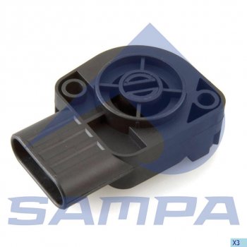 1 429 р. Датчик DAF CF85,75,XF105 положения педали газа SAMPA SAMPA 051.137  с доставкой в г. Горно‑Алтайск. Увеличить фотографию 1