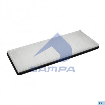 939 р. Фильтр воздушный салона DAF 75,85,65CF,75CF,85CF SAMPA SAMPA 051.177-01  с доставкой в г. Горно‑Алтайск. Увеличить фотографию 1
