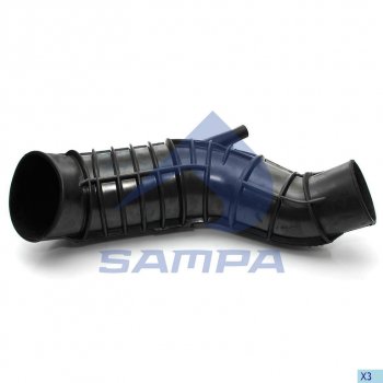 4 189 р. Патрубок DAF воздухозаборника SAMPA SAMPA 051.300 SAMPA 051.300  с доставкой в г. Горно‑Алтайск. Увеличить фотографию 1