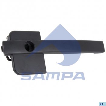 1 239 р. Ручка DAF двери наружная левая (без личники) SAMPA SAMPA 051.362  с доставкой в г. Горно‑Алтайск. Увеличить фотографию 1