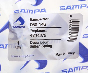 659 р. Отбойник IVECO Stralis рессоры задней SAMPA SAMPA 060.146  с доставкой в г. Горно‑Алтайск. Увеличить фотографию 3