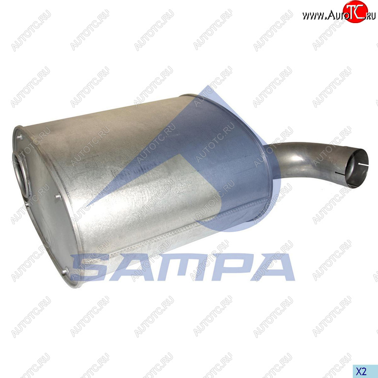 17 299 р. Глушитель IVECO SAMPA SAMPA 060.414  с доставкой в г. Горно‑Алтайск