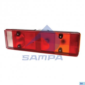 2 359 р. Фонарь задний IVECO левый (467х132мм) IVECO-разъем сзади SAMPA SAMPA 061.079  с доставкой в г. Горно‑Алтайск. Увеличить фотографию 1