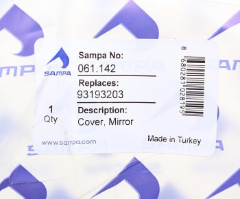 221 р. Крышка IVECO Eurotech,Eurostar,Eurotrakker,Eurocargo,Stralis корпуса зеркала SAMPA SAMPA 061.142  с доставкой в г. Горно‑Алтайск. Увеличить фотографию 3