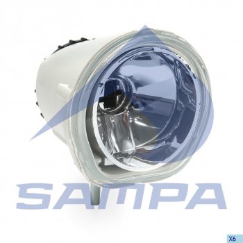 1 299 р. Фара противотуманная IVECO Stralis (03-) праваялевая наружная SAMPA SAMPA 062.068  с доставкой в г. Горно‑Алтайск. Увеличить фотографию 1