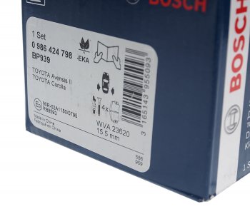 2 999 р. Колодки тормозные задние (4шт.) BOSCH Toyota Corolla E130 седан USA (2003-2007)  с доставкой в г. Горно‑Алтайск. Увеличить фотографию 3