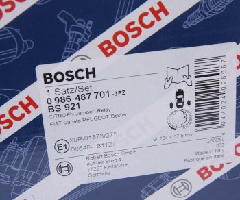 3 899 р. Колодки тормозные задние барабанные 4шт. BOSCH Fiat Ducato 250 (2006-2014)  с доставкой в г. Горно‑Алтайск. Увеличить фотографию 4