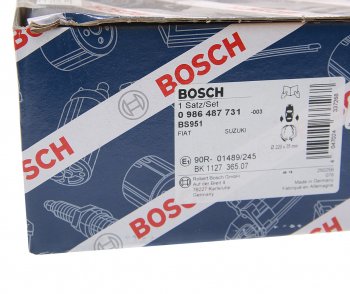 2 369 р. Колодки тормозные задние барабанные 4шт. BOSCH Suzuki SX4 GYC21S дорестайлинг седан (2006-2012)  с доставкой в г. Горно‑Алтайск. Увеличить фотографию 4