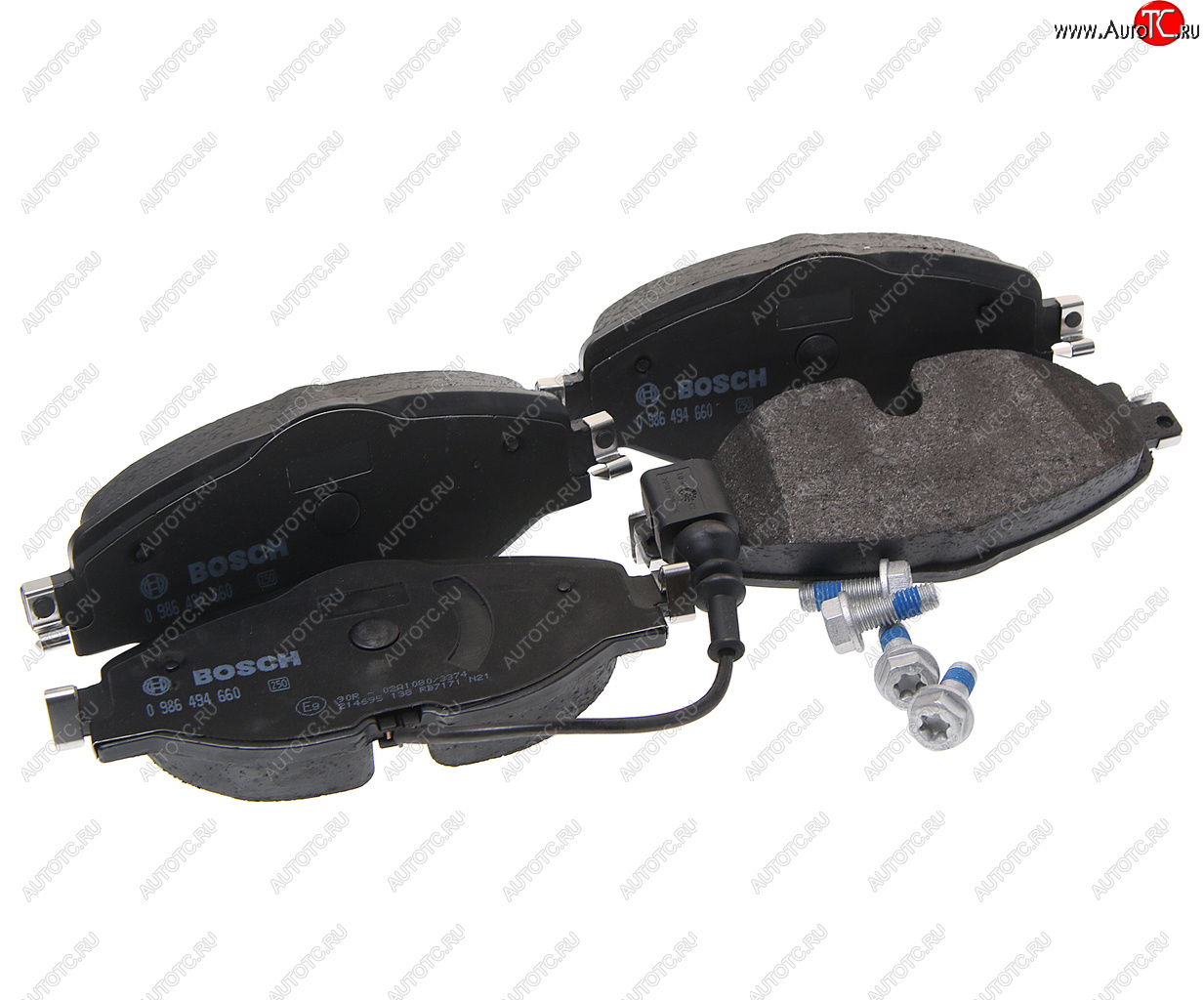 3 399 р. Колодки тормозные передние (4шт.) BOSCH Audi A3 8VS седан дорестайлинг (2012-2016)  с доставкой в г. Горно‑Алтайск