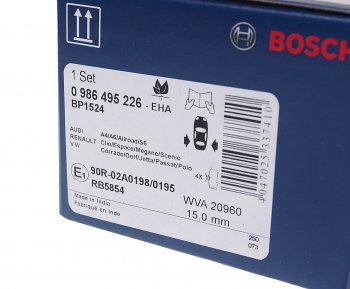 1 279 р. Колодки тормозные задние (4шт.) BOSCH Audi A3 8L1 хэтчбэк 3 дв. дорестайлинг (1996-2000)  с доставкой в г. Горно‑Алтайск. Увеличить фотографию 3