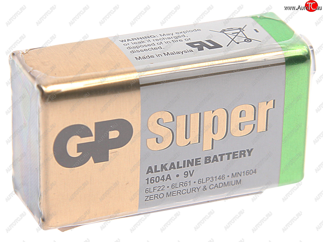 399 р. Батарейка KRONA 6LR61 9V термопленка 1шт. GP GP 1604a-s1  с доставкой в г. Горно‑Алтайск