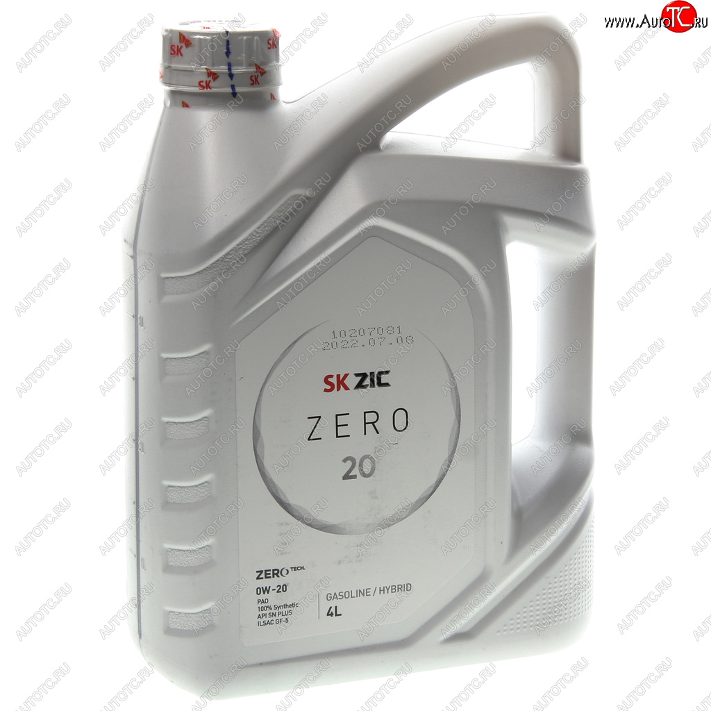 5 299 р. Масло моторное ZERO SPGF-6A 0W20 синт.4л ZIC ZIC 162035  с доставкой в г. Горно‑Алтайск