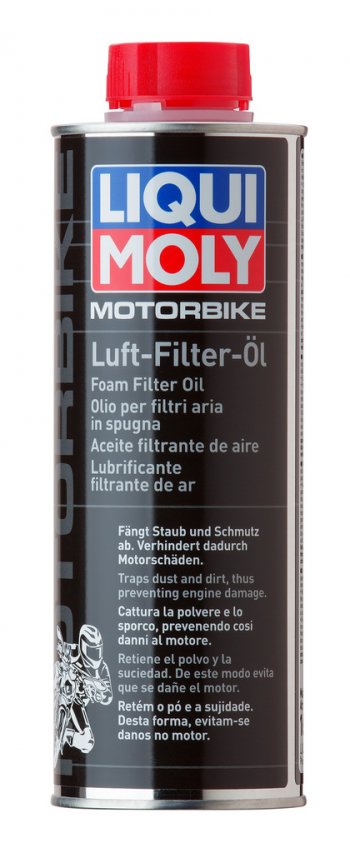 1 469 р. Масло для пропитки воздушных фильтров 0-сопротивления 500мл LIQUI MOLY LIQUI MOLY 1625  с доставкой в г. Горно‑Алтайск. Увеличить фотографию 1