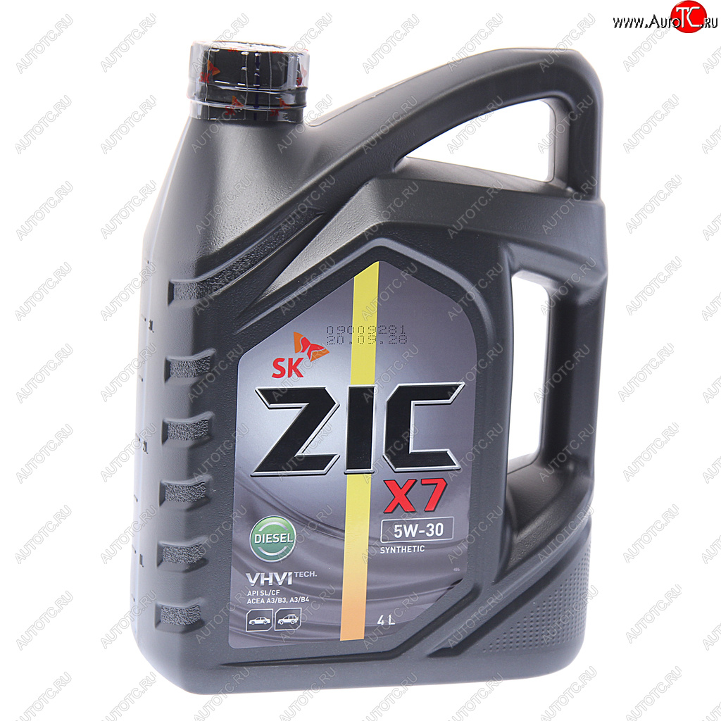 3 199 р. Масло дизельное Х7 DIESEL SLCFA3B3A3B4 5W30 синт.4л ZIC ZIC 162610  с доставкой в г. Горно‑Алтайск