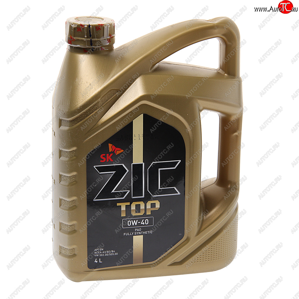 5 899 р. Масло моторное ZIC TOP SNCFA3B3A3B4 0W40 синт.4л ZIC ZIC 162611  с доставкой в г. Горно‑Алтайск