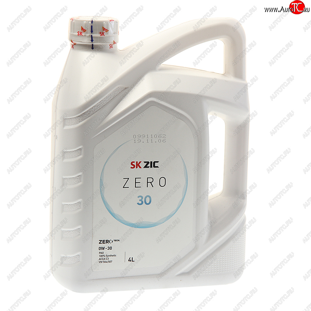 5 599 р. Масло моторное ZERO С3 0W30 синт.4л ZIC ZIC 162676  с доставкой в г. Горно‑Алтайск