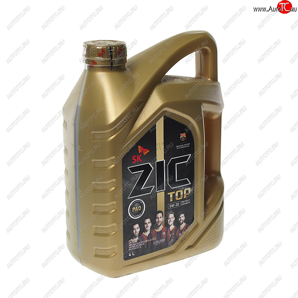 5 499 р. Масло моторное ZIC TOP SLCFA3B4 5W30 синт.4л ZIC ZIC 162681  с доставкой в г. Горно‑Алтайск