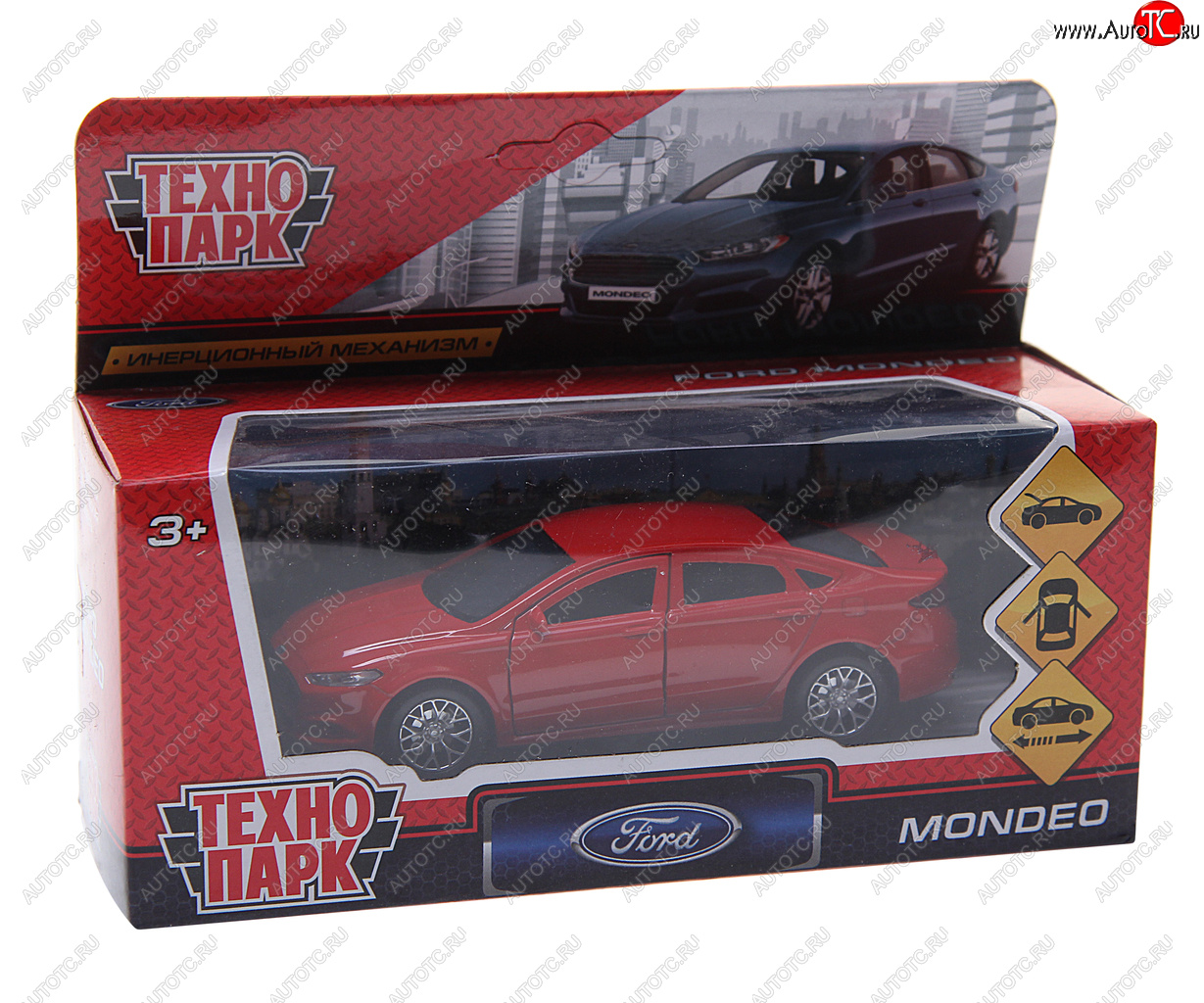 799 р. Модель автомобиля FORD Mondeo металлическая ТЕХНОПАРК ТЕХНОПАРК 164068164044  с доставкой в г. Горно‑Алтайск