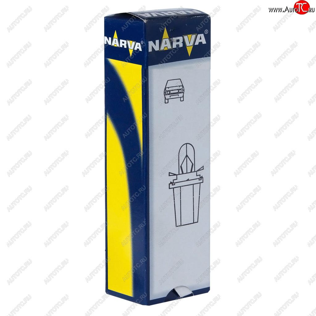 91 р. Лампа 24V 1.2W BAX8.5d2 серый патрон Plastic Base NARVA NARVA 170393000  с доставкой в г. Горно‑Алтайск